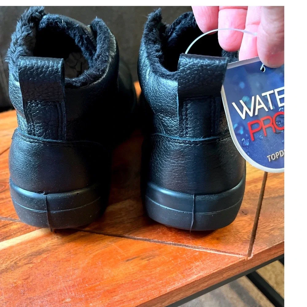 Romika Topdry Tex Waterproof Leather Ankle Boots Black Winter Shoes EU 36/US 5.5